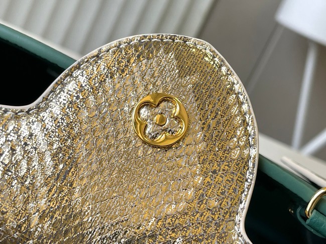 Louis Vuitton Capucines BB M89369 green&gold Snake skin