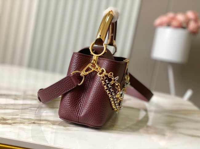 Louis Vuitton Capucines East-West BB M26345 Grenat Red