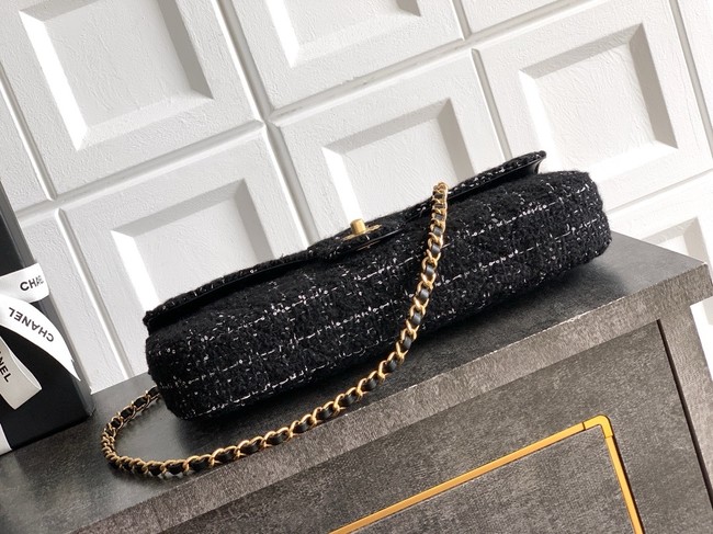 Chanel Large Flap Bag With Top Handle AS5807 BLACK