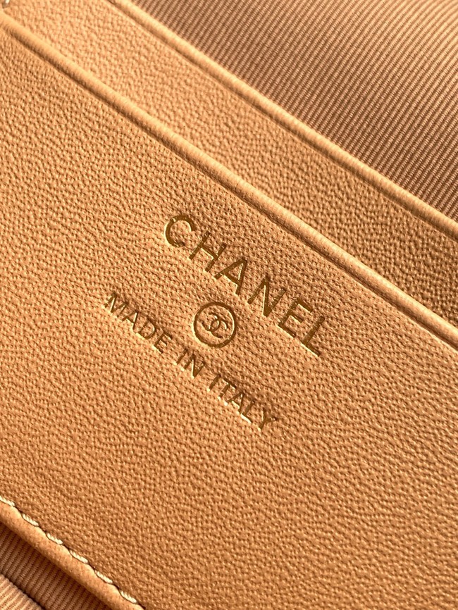 Chanel Vanity with Chain 26C AP4936 Apricot