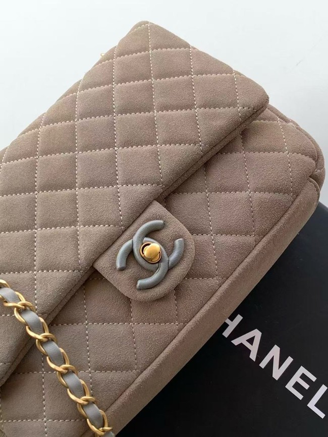 CHANEL Classic Handbag AS5991 gray