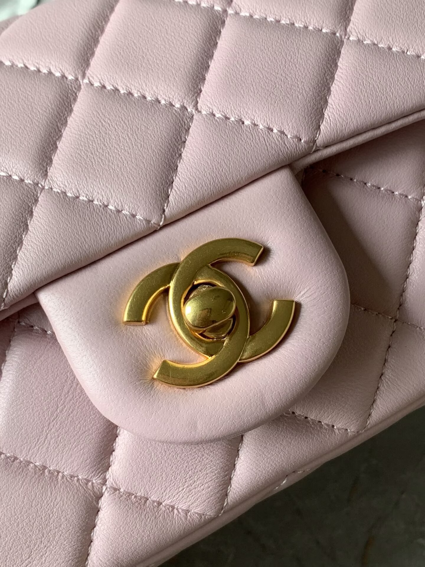 Chanel MINI Flap Bag Original Sheepskin Leather AS1787 Light Pink