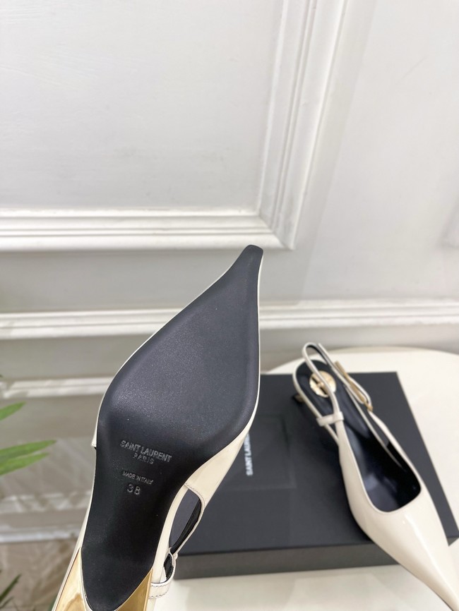 Saint Laurent JEANNE slingback pumps leather 21051-4
