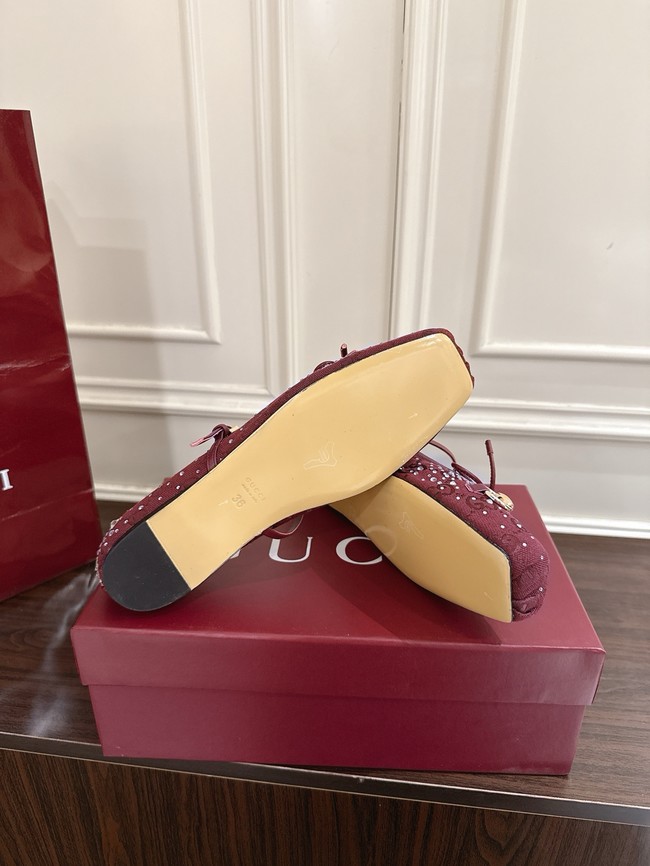 GUCCI Womens Vittoria ballerina 21068-3