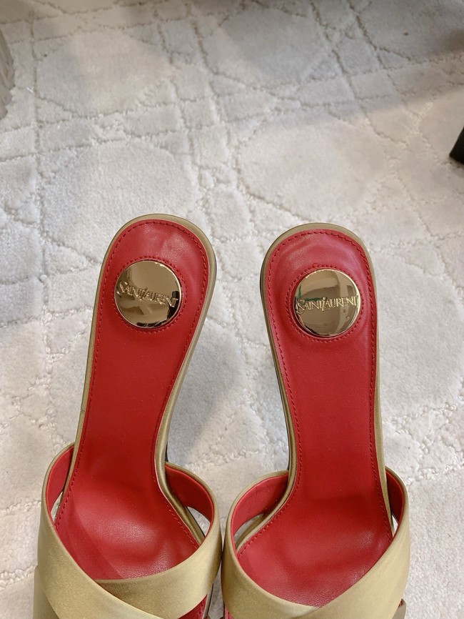 Saint Laurent CHANDELLE mules in satin crepe 15518-2