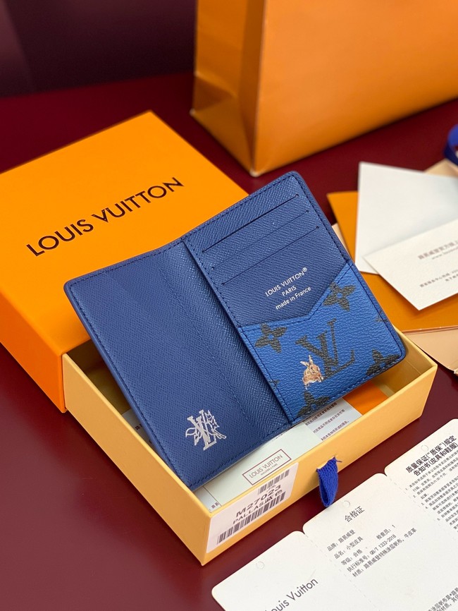 Louis Vuitton Passport Cover M27052 blue