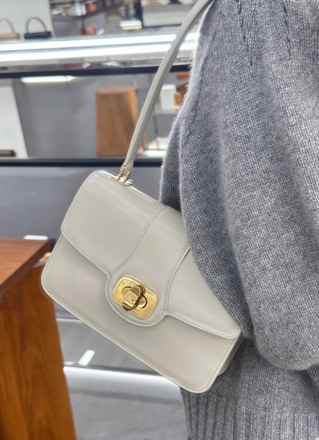 Celine TEEN CELINE JOSEPHINE bag IN CALFSKIN 121423 white