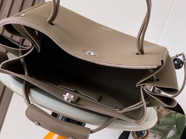 Loewe Large soft calfskin leather Madrid bag 9148 dark gray