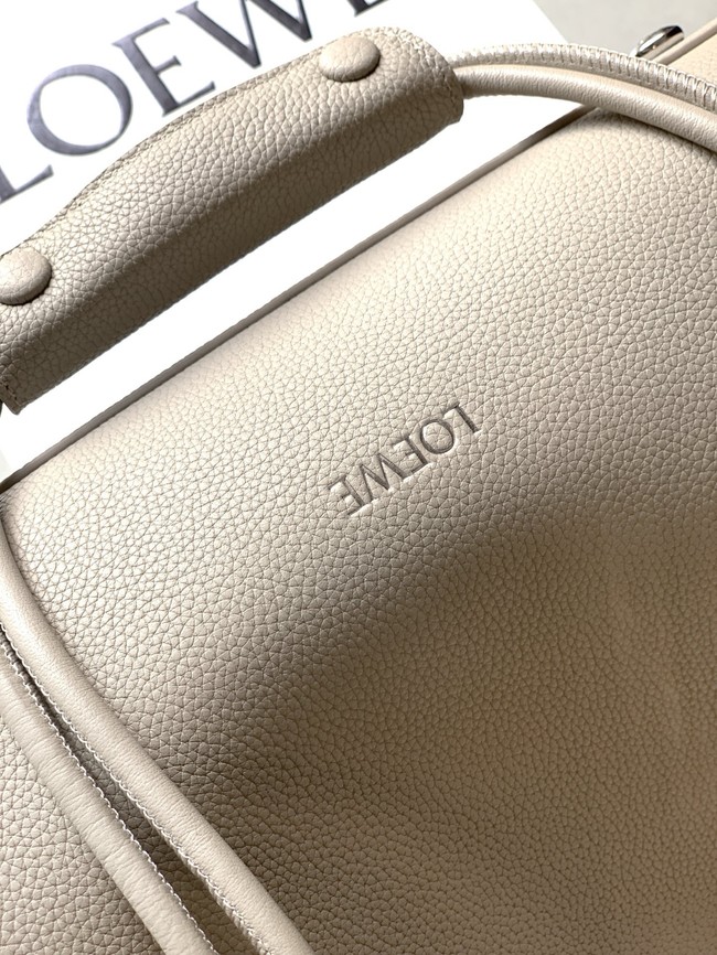 Loewe Medium soft grain leather Madrid bag 9147 gray