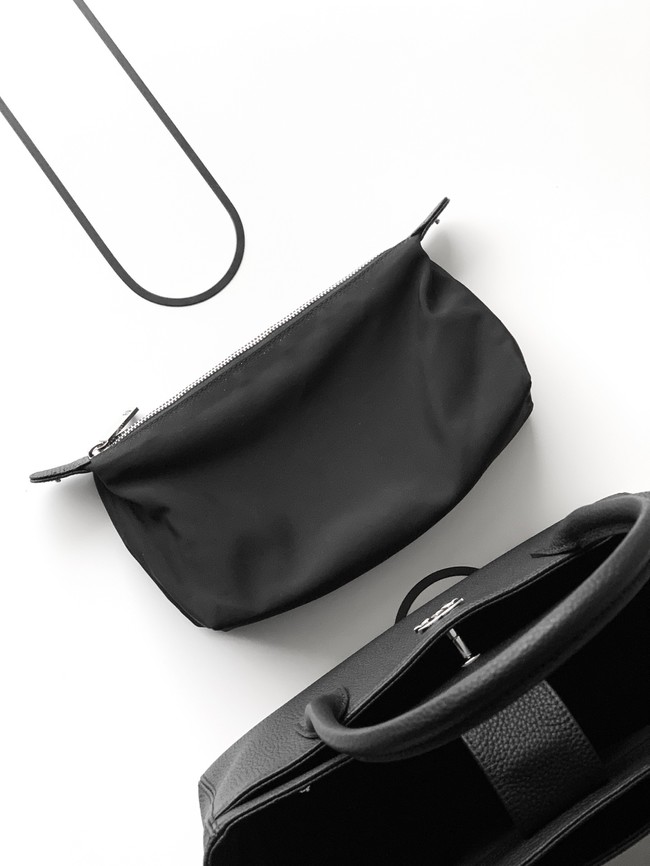 CHANEL Medium Tote Bag AS2156 black&Silver-Tone Metal