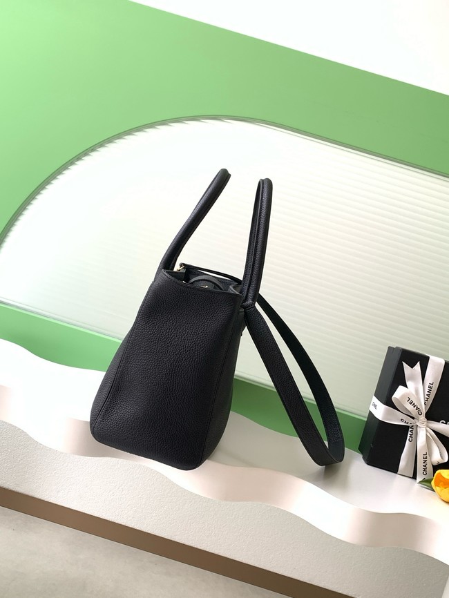 CHANEL Medium Tote Bag AS2157 black&gold-Tone Metal