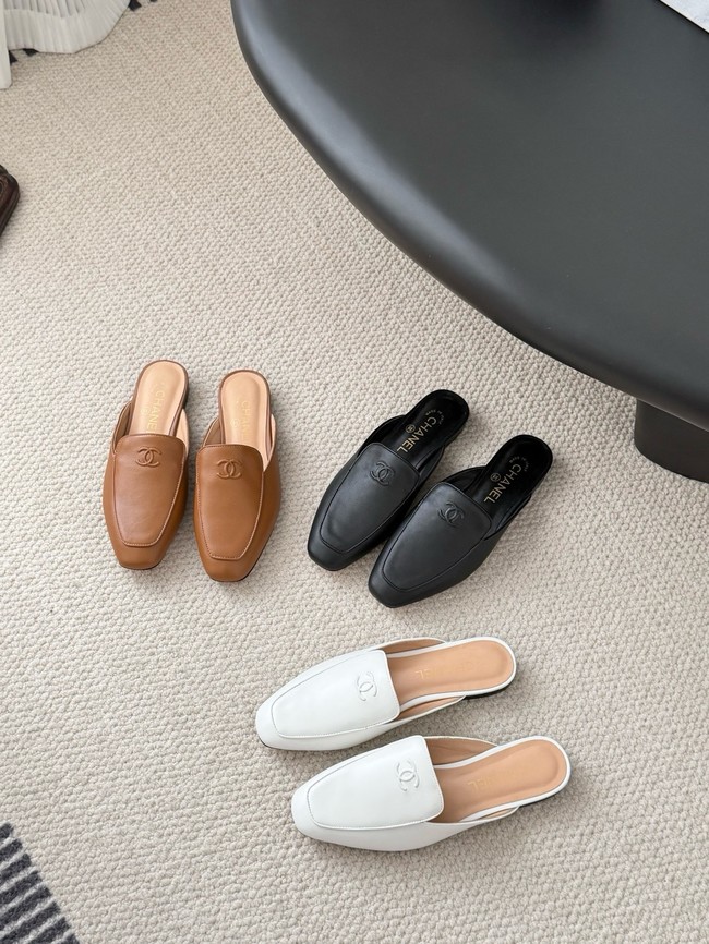 Chanel Mules Calfskin 55708-1