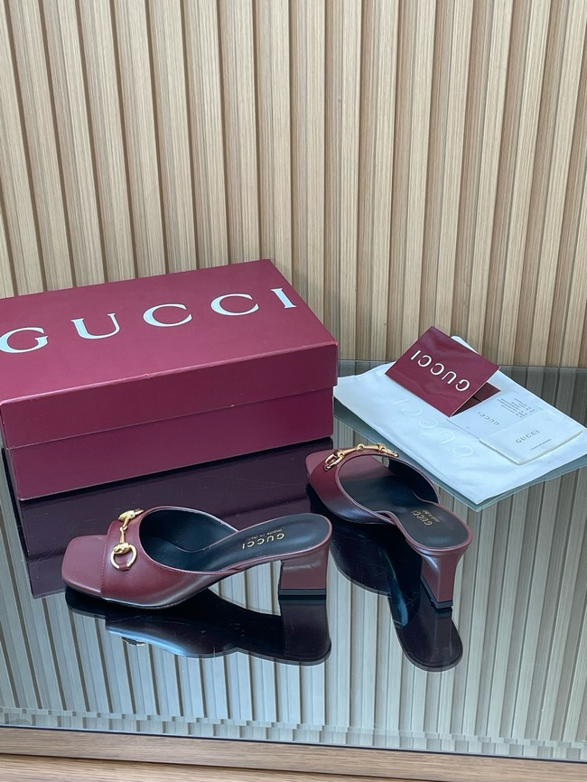 Gucci Womens slide sandal with Horsebit 55706-4