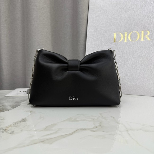 Small Dior Bow Bag Lambskin M0715P black