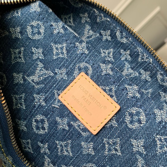Louis Vuitton NEW Speedy Soft 30 M14430 Blue Denim