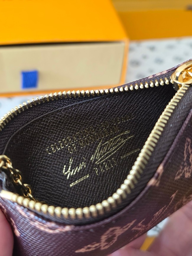 Louis Vuitton Key Pouch M27674 dark brown