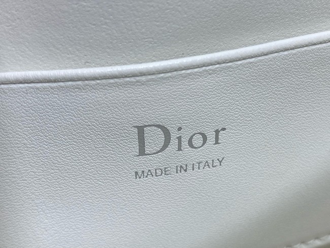 My Dior Mini Bag Cannage Lambskin S0984PU white&black