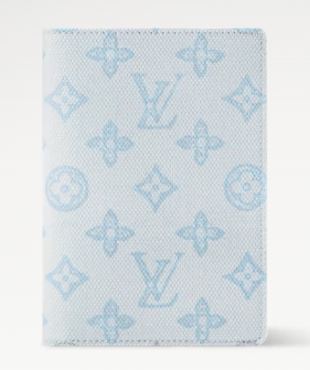 Louis Vuitton Passport Cover M27613 Bleu Courrier