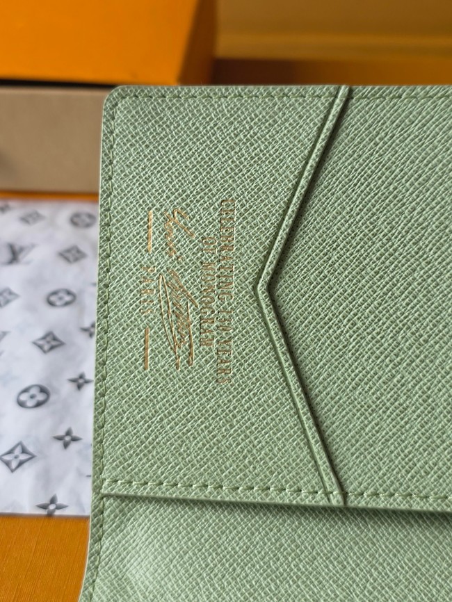 Louis Vuitton Passport Cover M27613 Green Asnieres
