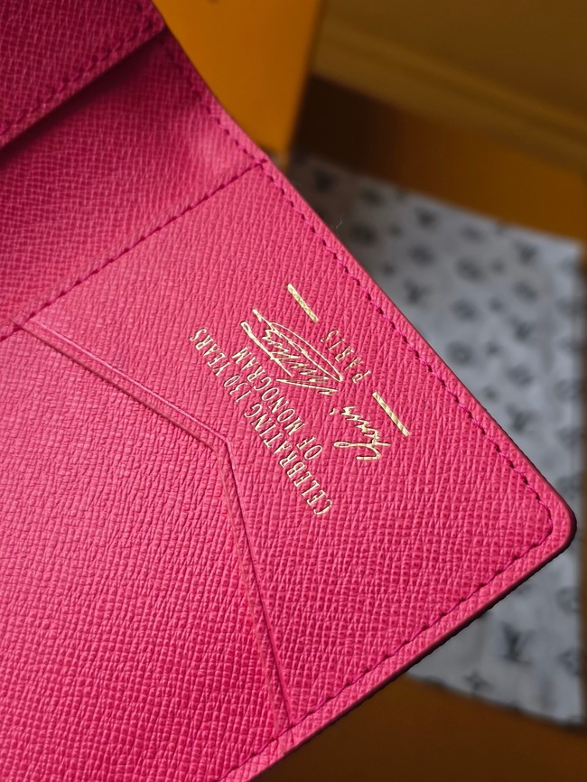 Louis Vuitton Passport Cover M27613 Rose Ruban