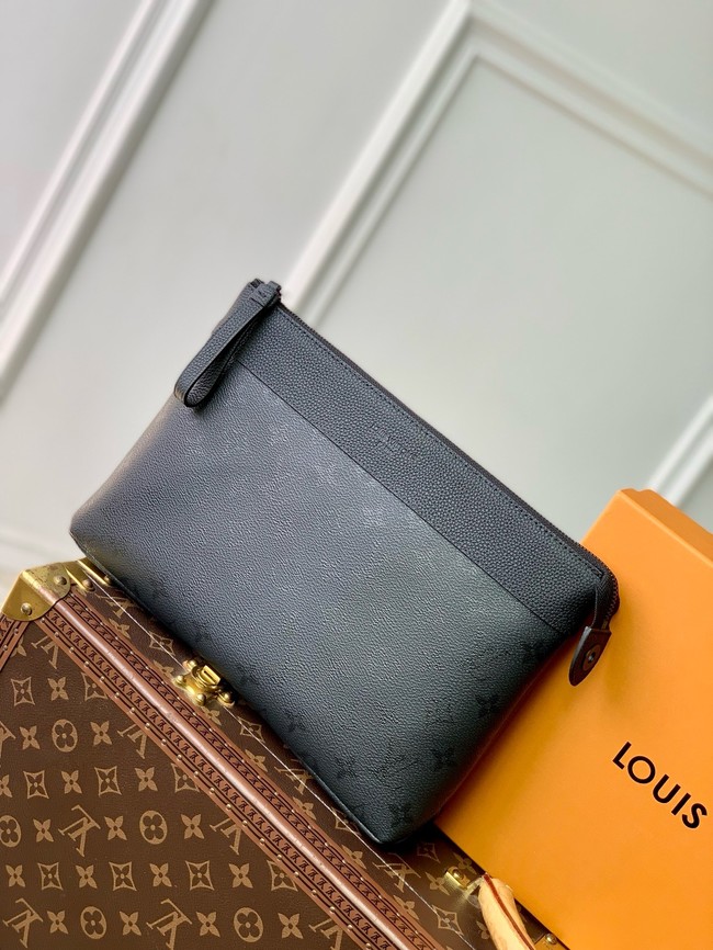 Louis Vuitton Pochette Voyage Souple M26741 black