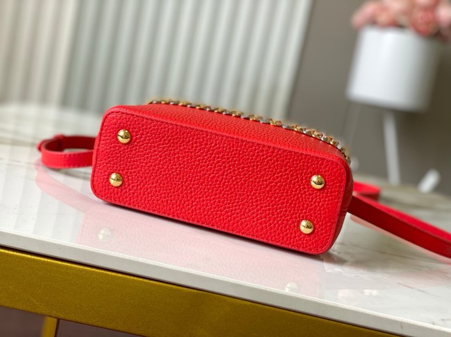 Louis Vuitton Capucines mini M28304 red