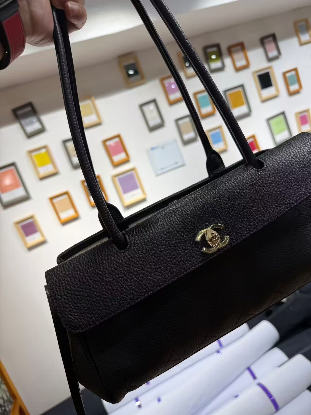 Chanel 2026SS Original  Leather Bag A31055 Black