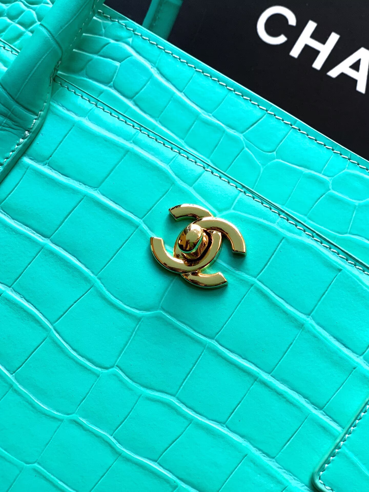 Chanel 2026SS Original Crocodile Leather A31021 Blue