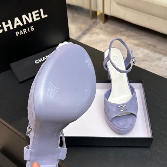 Chanel Sandals Laminated Lambskin 11CM 66966-2