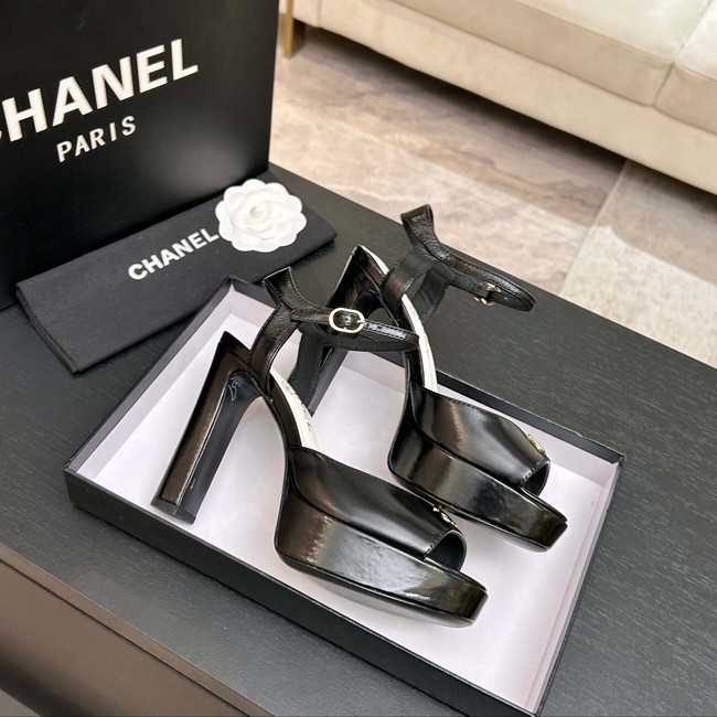 Chanel Sandals Laminated Lambskin 11CM 66966-3