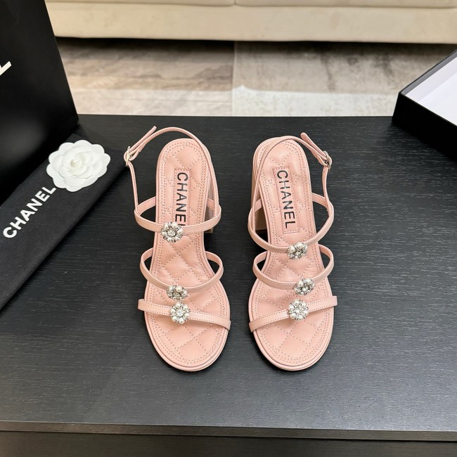 Chanel Sandals Laminated Lambskin 95mm G46964-2