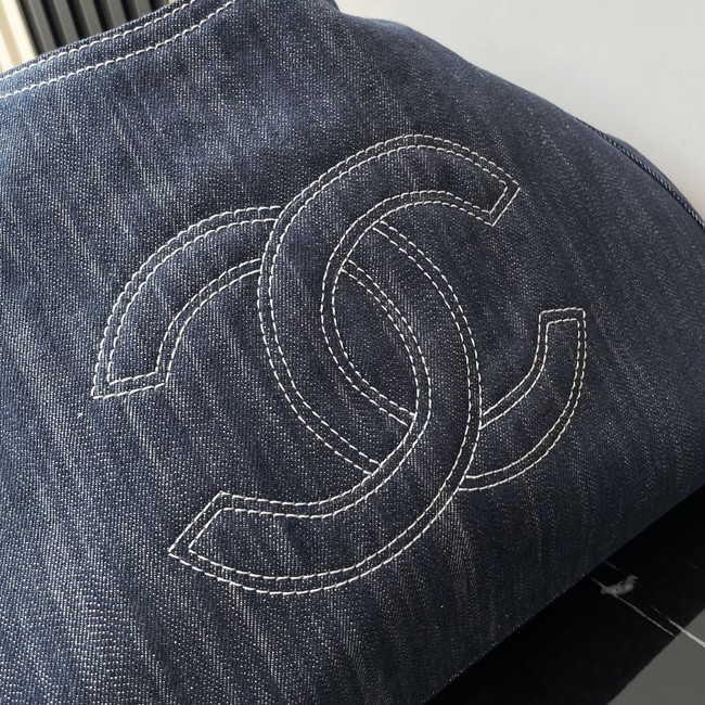 CHANEL Large Shopping Bag AS2138 blue