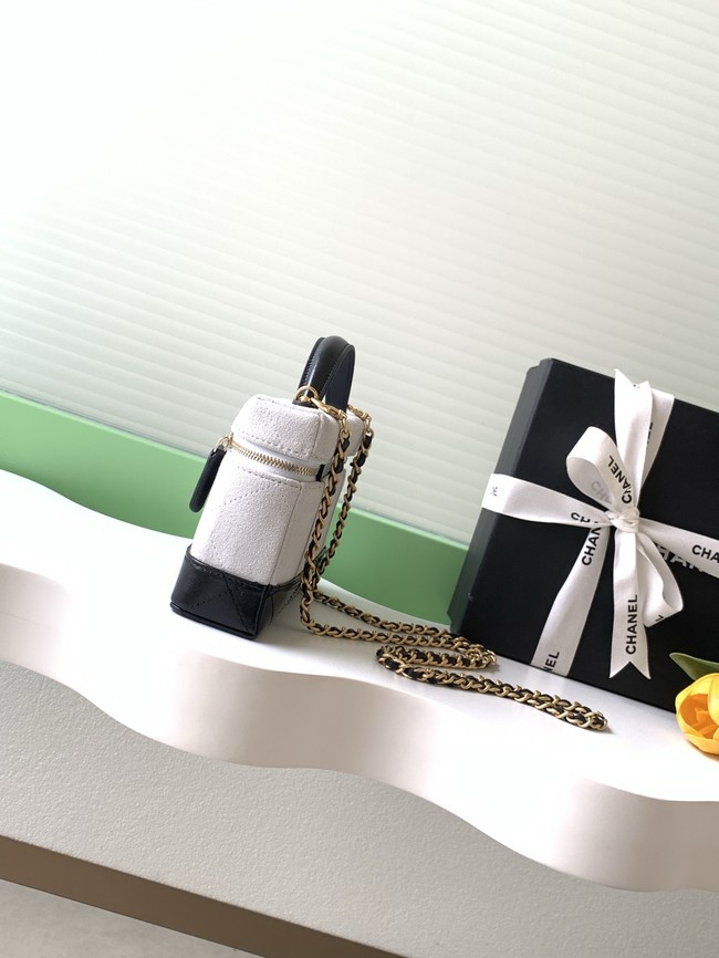 CHANEL Vanity with Chain AP5186 black&gray