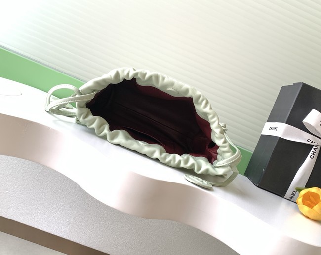 Chanel Lambskin Hobo Bag AS5227 light green