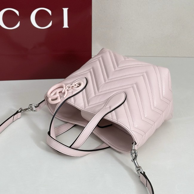 Gucci GG Marmont small tote bag 855391 pink