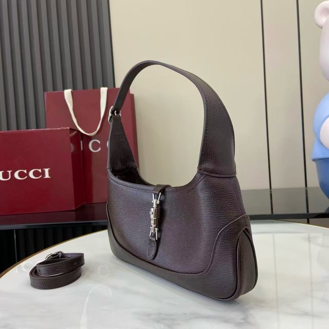 Gucci Jackie Slim medium shoulder bag 863137 dark brown