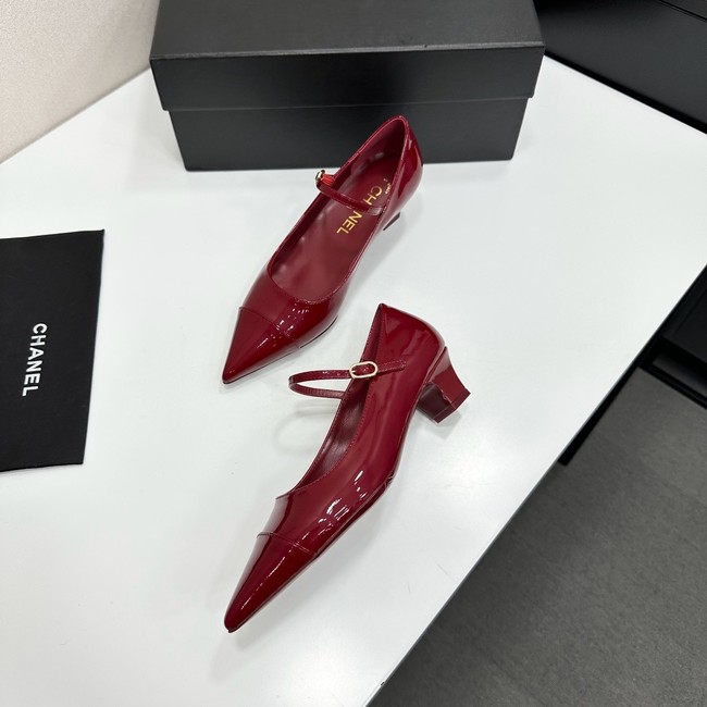 Chanel Mary Janes Patent Calfskin G47052-1