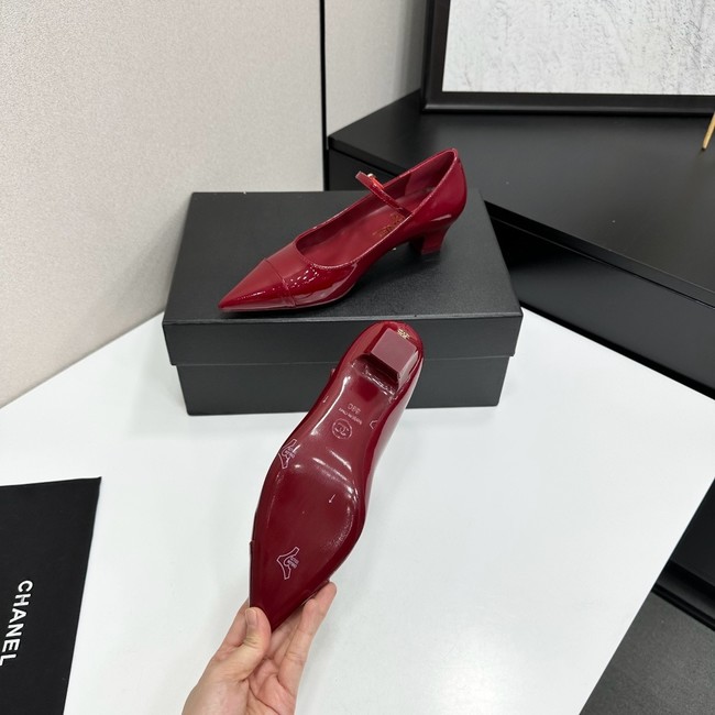 Chanel Mary Janes Patent Calfskin G47052-1
