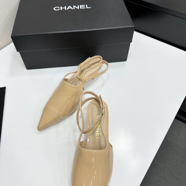 Chanel Slingbacks Patent Calfskin G47054-1