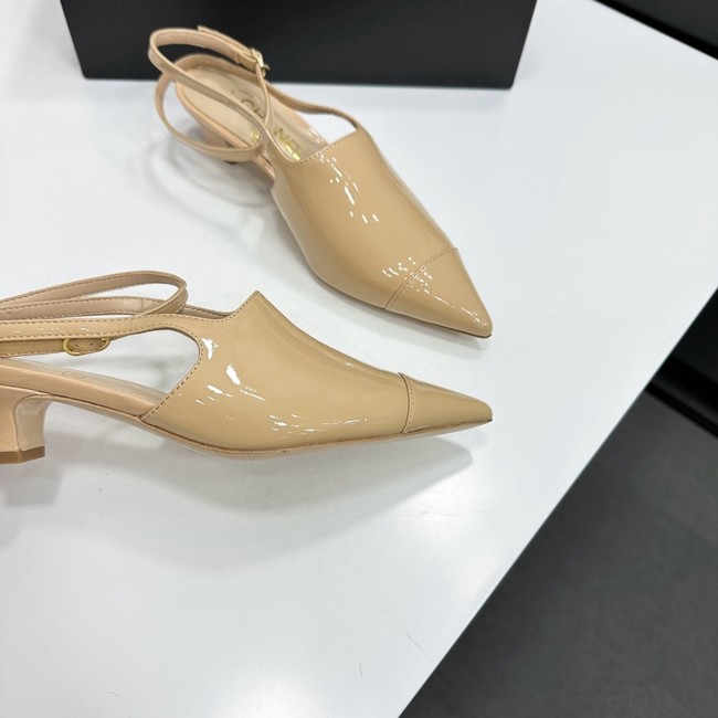 Chanel Slingbacks Patent Calfskin G47054-1