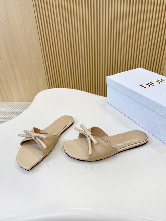 Dior Bow Slide Black Lambskin KCO583L-5