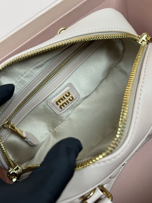 MIUMIU Arcadie quilted soft lamb leather handbag 5BB142-1