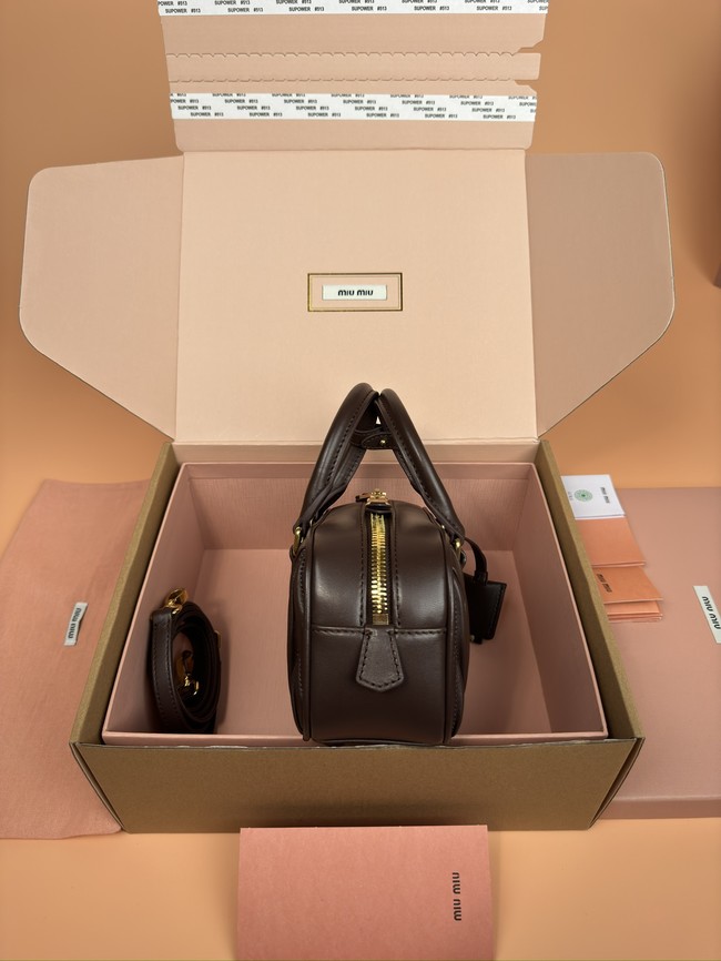 MIUMIU Arcadie quilted soft lamb leather handbag 5BB142-2