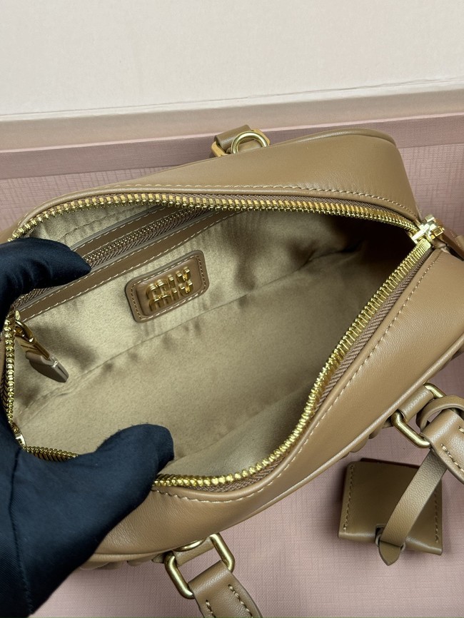 MIUMIU Arcadie quilted soft lamb leather handbag 5BB142-4