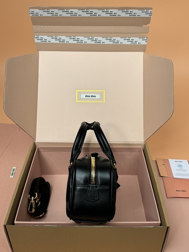 MIUMIU Arcadie quilted soft lamb leather handbag 5BB142-7