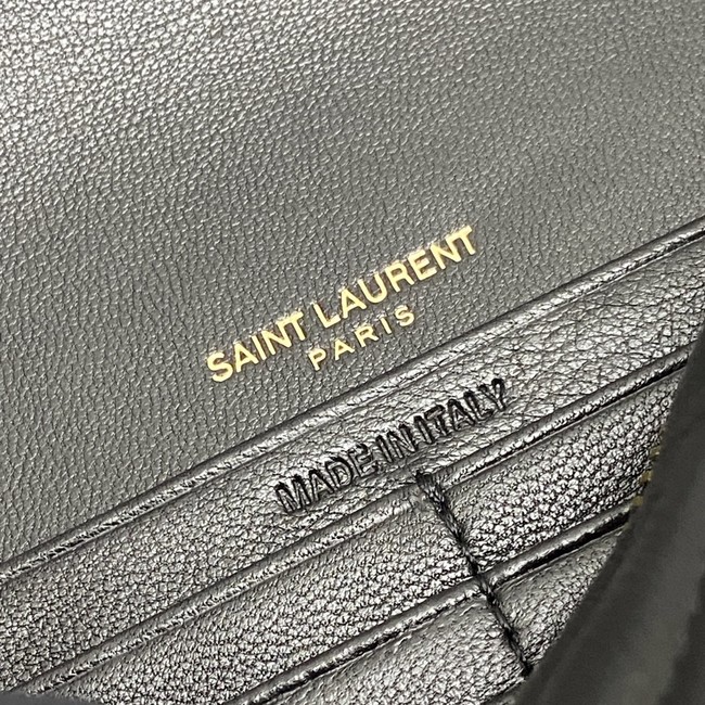 SAINT LAURENT WOC Classic Monogramme Flap Bag 441974 black