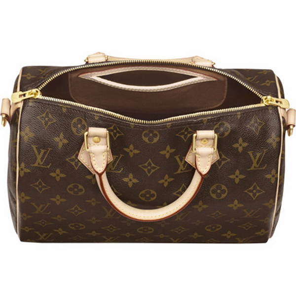 Louis Vuitton Monogram Canvas Speedy 25 with Shoulder Strap M40390