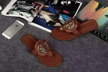 Tory Burch Flip Flops TB1525 Brown