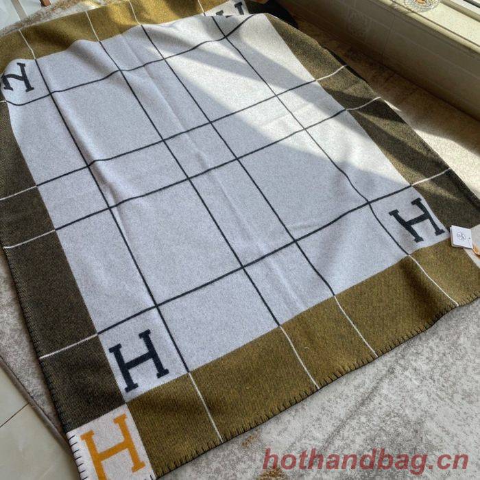 Hermes Lambswool&Cashmere Shawl&Blanket HMB00001 Hermes Lambswool&Cashmere Shawl&Blanket HMB00001