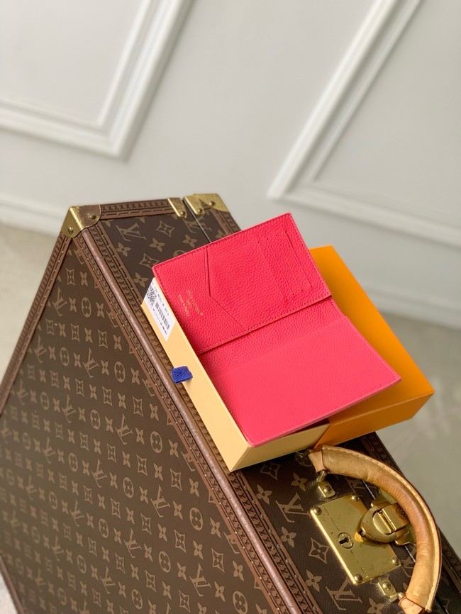 Louis Vuitton Passport Cover M27678 red